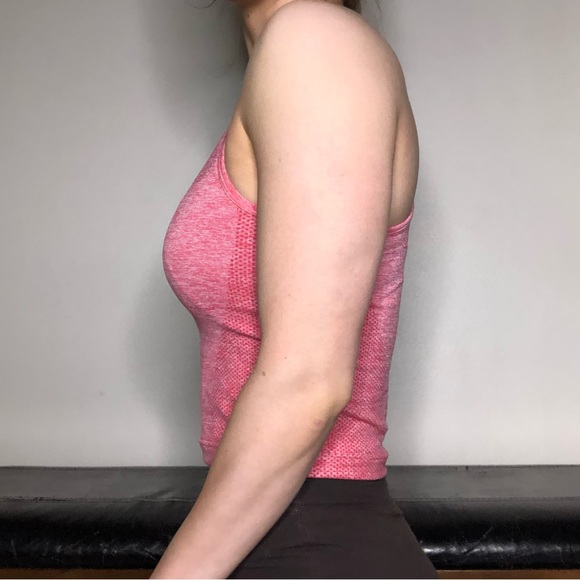 SOLD Gymshark Crop Tank Top Pink Size S - Picture 3 of 5